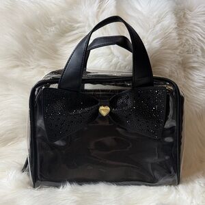 Betsey Johnson bow Accent Clear Satchel - Women Bags